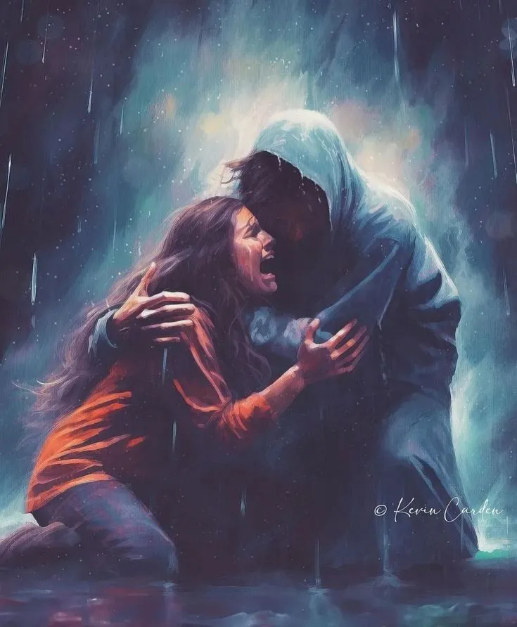 crying on Jesus