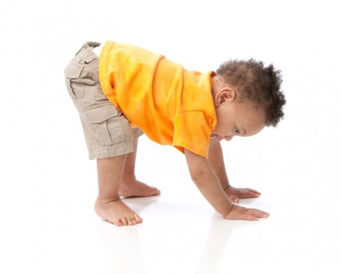 child learning to walk