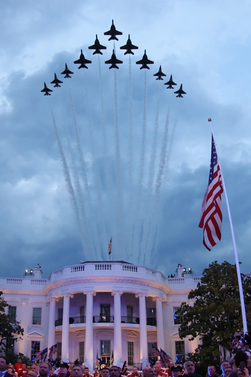 flyover the white house